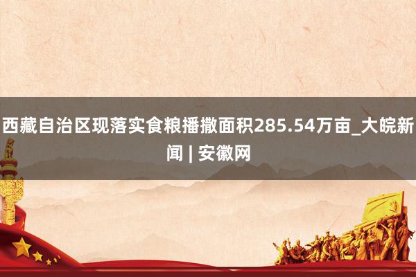 西藏自治区现落实食粮播撒面积285.54万亩_大皖新闻 | 安徽网